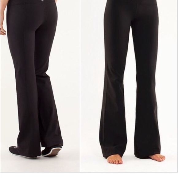 lululemon bell bottom leggings